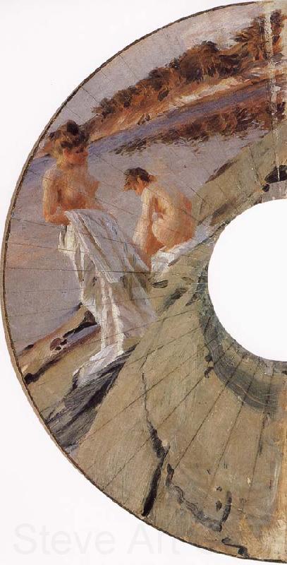 Anders Zorn Les baigneuses, study Germany oil painting art